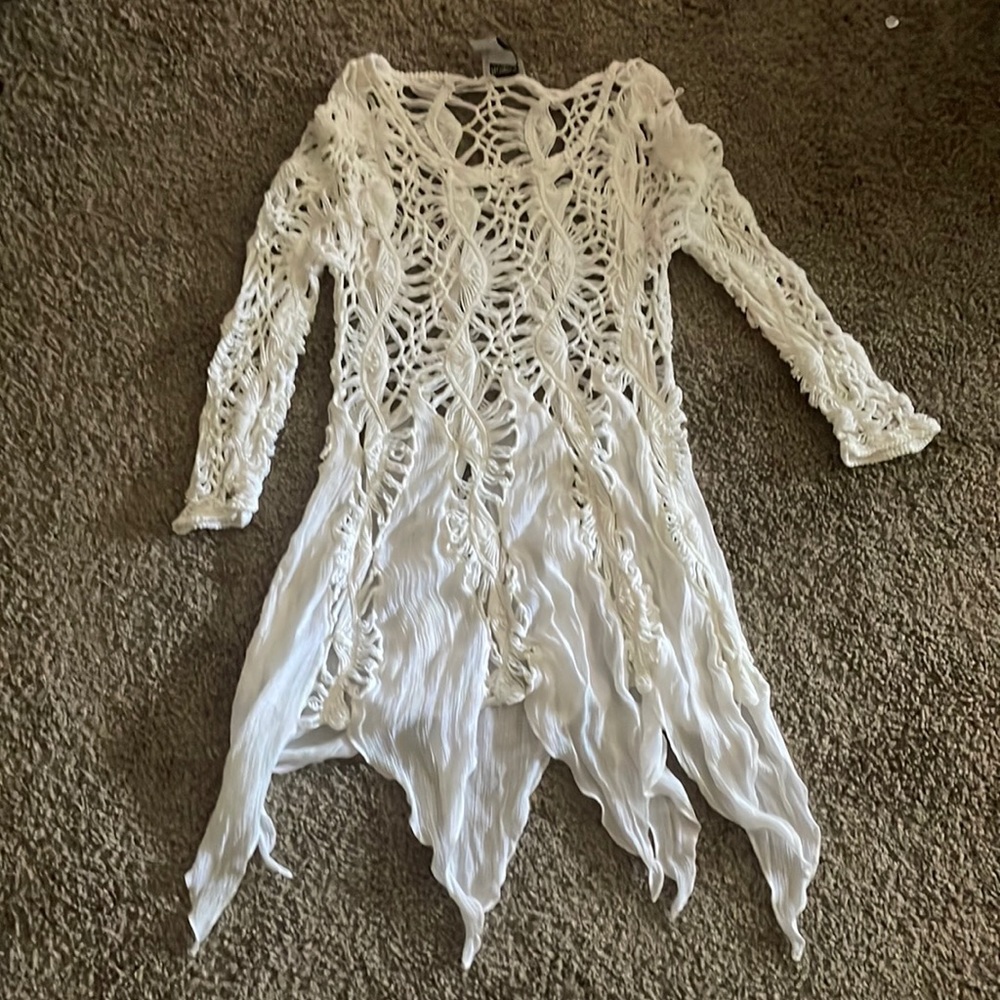 Lace Swim Suit Coverup